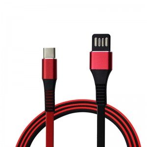 Cáp USB đảo ngược hai màu phẳng KPS-6401CB