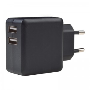 Bộ sạc du lịch USB kép KPS-8301LC 5V / 2.4A