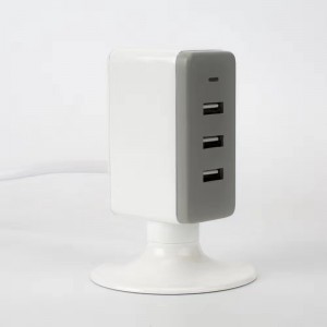 Tháp sạc nhỏ KPS-8404LC 3 cổng USB