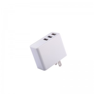Bộ sạc tường cổng Tri-USB KPS-8704LC