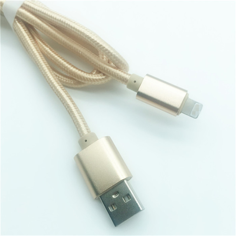 KPS-1005CB 8PIN Bán nóng cáp nylon sạc 2.4M cáp sạc nhanh 2.4A