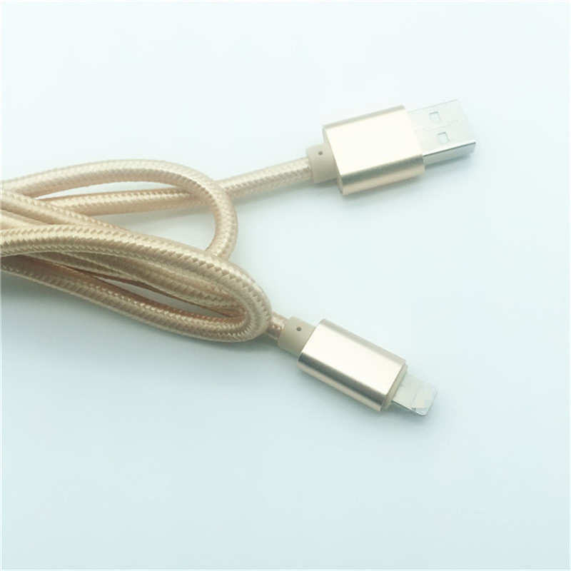 KPS-1005CB 8PIN 2M Cáp dữ liệu usb bện nhanh 2A chất lượng cao dành cho Iphone